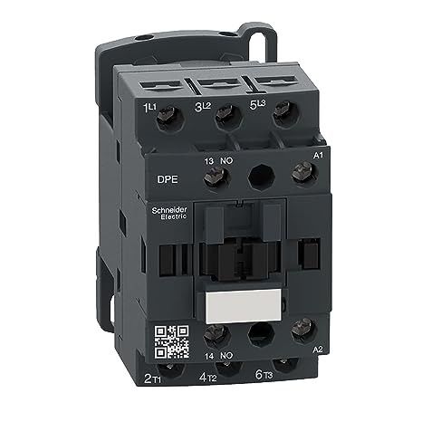 Schneider Electric - DPE18B7 Easy TeSys IEC-schakelaar, 7,5 pk, 480 V, 24 VAC-spoel, montage op DIN-rail/schroefbevestiging